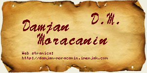 Damjan Moračanin vizit kartica